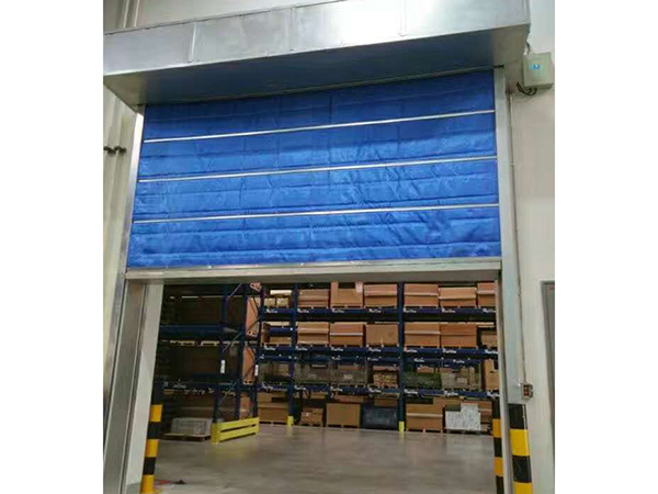 電動無極布防火卷簾門